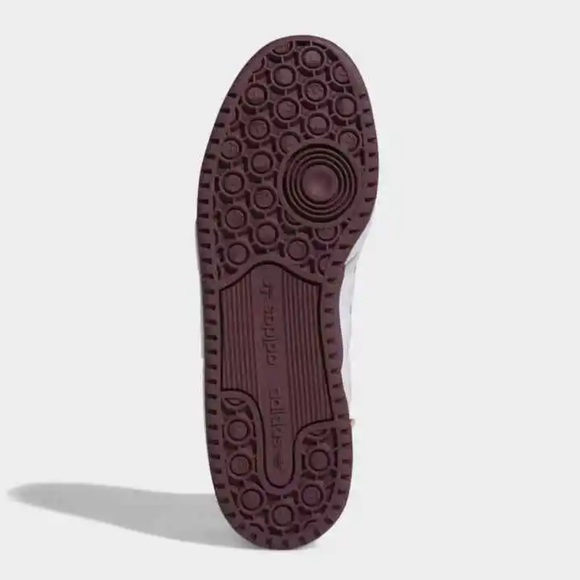 adidas Forum Exhibit Mid Cloud White / Victory Crimson / Ambient Blush - Picture 10 of 16